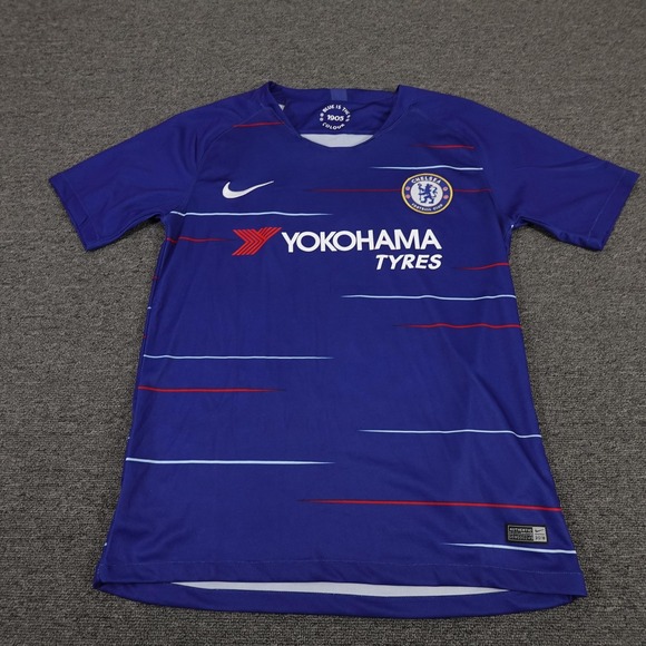 Chelsea Jersey Mens Medium Blue Home Soccer Football Nike Pulisic 2 Dri Fit